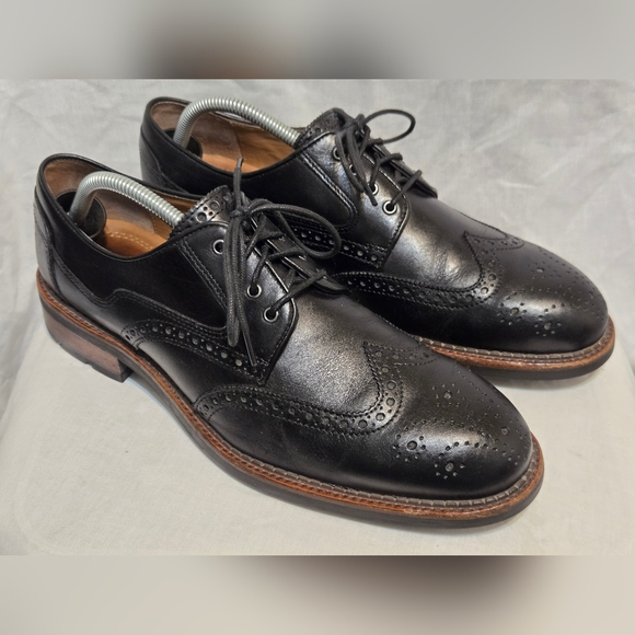 Johnston & Murphy Mens 27-1721 Fullerton Wing Tip Calfskin Shoes Size 9 M main image 5